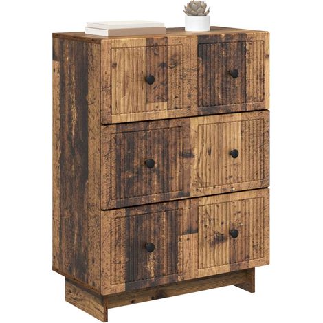 Maison Exclusive - Mobile con Cassetti Legno antico 66 x 34,5 x 90 cm