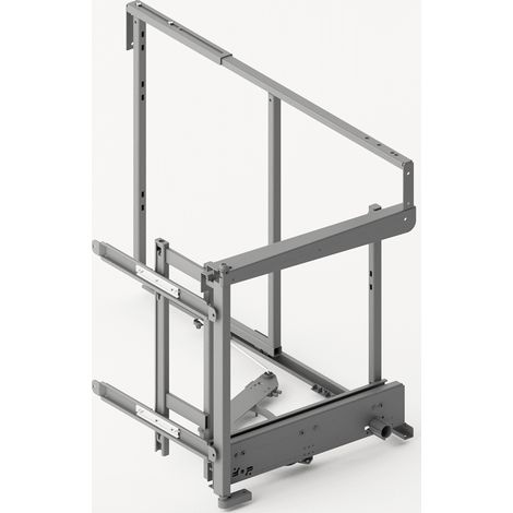 Hettich Goro Eckschrank Tragrahmen TB450 rechts silber