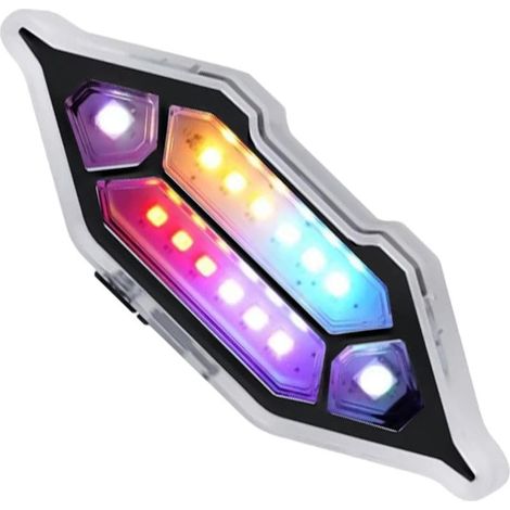 Lampe solaire stroboscopique d'avertissement LED clignotante (1/5)