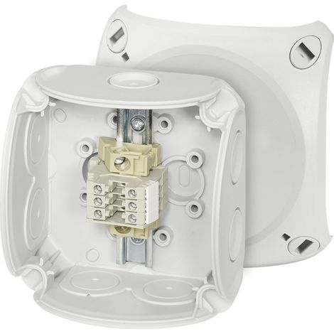 Hensel RK 0203 T Installationsverteiler 93 x 93 x 62 Grau 1 St. (1/2)