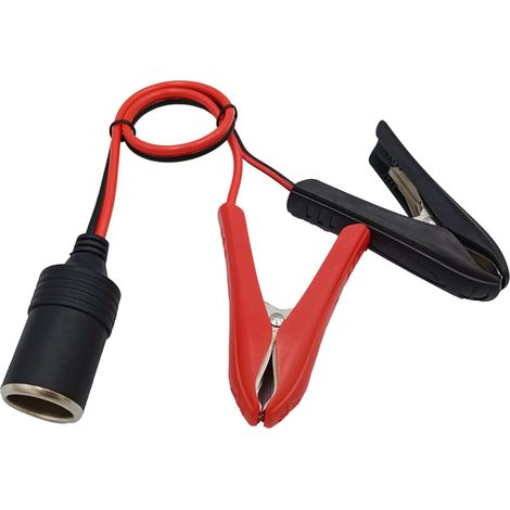 Pinces de batterie 12 V et adaptateur allume-cigare pour surcharge de courant 15 A (1/4)