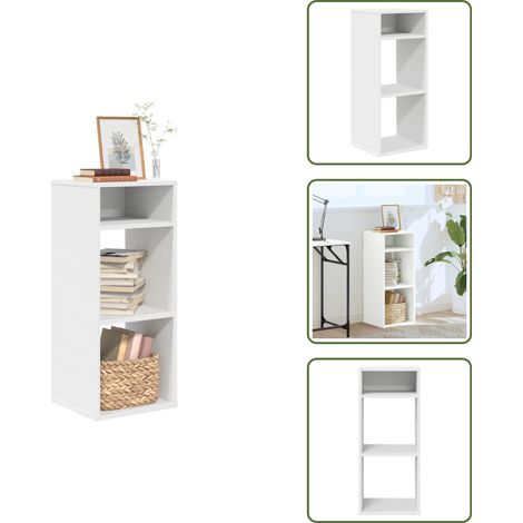 Libreria multistrato - vidaXL Libreria Bianca 34x31x80 cm in Legno Multistrato - Libreria per casa