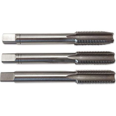 Machos de roscar HSS de 3 pasadas UNC - juego de 3 machos de roscar estadounidenses en pulgadas - seleccione aquí: 3/8-16 UNC