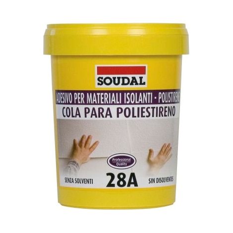 COLA PARA POLIESTIRENO 28A CUBO 5 KG - SOUDAL