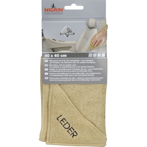 NIGRIN 71115 Leder Microfasertuch 1 St. (L x B) 40 cm x 40 cm