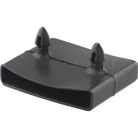 Lot de 50 capuchons de lattes de lit en plastique avec disposition à 2 broches pour une utilisation sur le côté central et les sections d'extrémité des cadres de lit (10 pièces, 55 mm) (1/5)