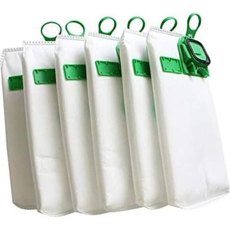 Set of 6 filter bags for Vorwerk VK140, VK150 MUMU vacuum cleaners (1/4)