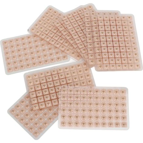 600 autocollants auriculaires d'acupression - Réduction du stress et des maux de tête - Pour adultes hommes et femmes - Pack de 600 (1/5)