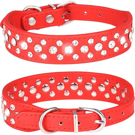 Colliers pour chiots 1 pièce Colliers pour animaux de compagnie Colliers pour chiens mignons Colliers en diamant
