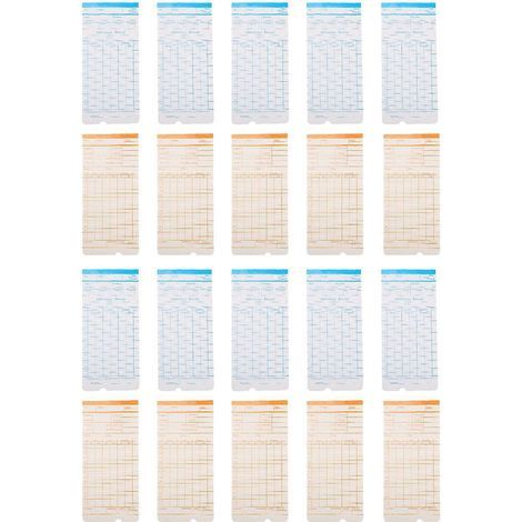 100 Blatt Scorekarten in englischer Sprache, doppelseitige Scorekarten, Papier – 18,7 x 8,5 cm (1/3)