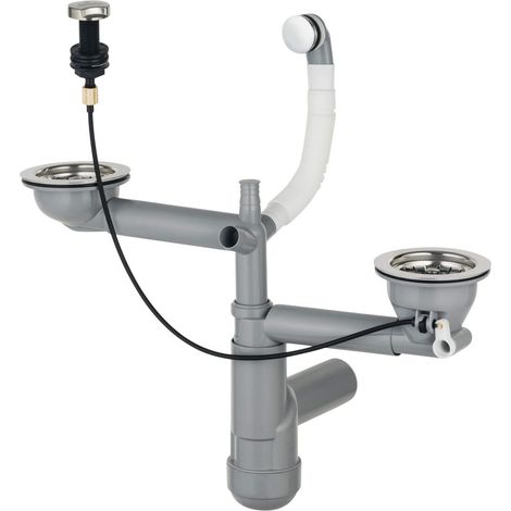 Deante Space Saver Lux siphon acier inoxydable
