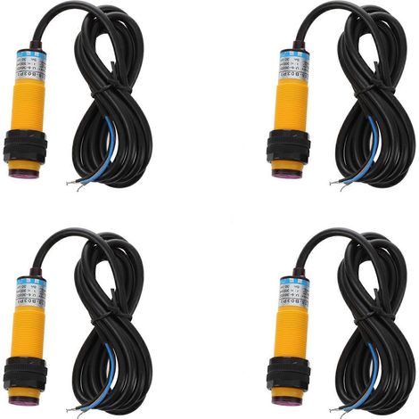4 capteurs infrarouges PNP 3 fils CC 6-36 V, 30 cm, E18-B03P1 (1/5)