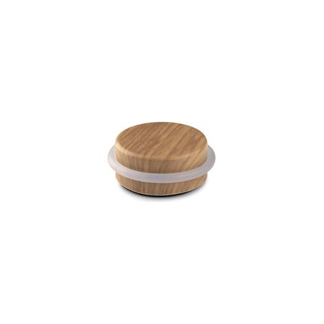 FERMAPORTA CILINDRICO ADESIVO INOFIX QUERCIA- 1,0 pz