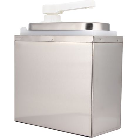 Pompe à sauce 2L avec socle pour cuisine, restaurant, hôtel - Distributeur de condiments pratique (1/5)