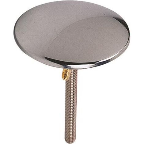 CACHE TROU LAITON CHROME SANS BORNE D'ATTACHE, AVEC CONTRE-PLAQUE