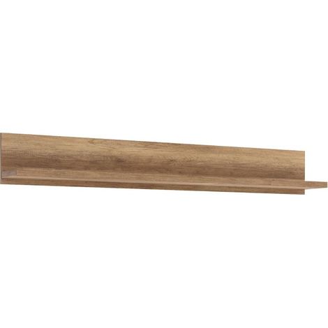 Home Heavenly® - Estante de pared de 180 cm YUKON, de estilo rústico. Fabricado en Europa. Color: Roble Antiguo (1/5)