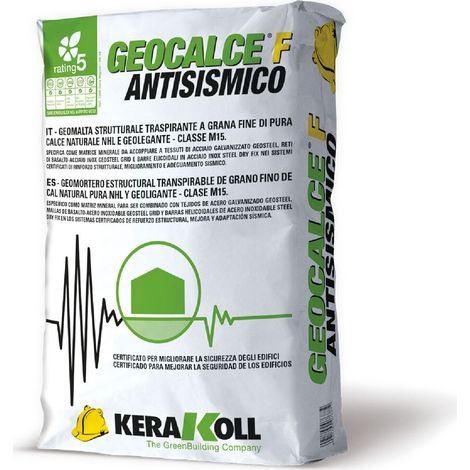 Kerakoll GEOCALCE F ANTISISMICO rinforzo strutturale grana fine 25KG