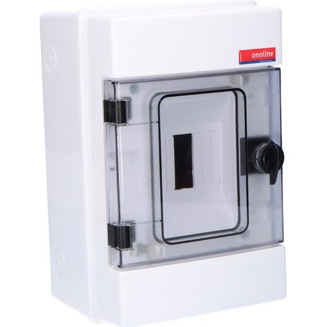 Quadro di distribuzione per montaggio superficiale RH-1x4 IP65, online 1000V CC, moduli fotovoltaici (1/5)