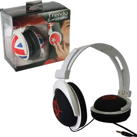 Casque réglable décoré du symbole Anarchie