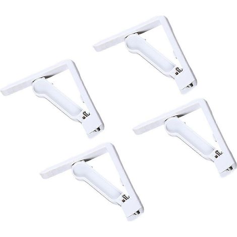 Lot de 4 pinces à nappe réglables pour la maison, pratiques et portables, idéales pour les fêtes, mariages et banquets à la maison. (1/5)