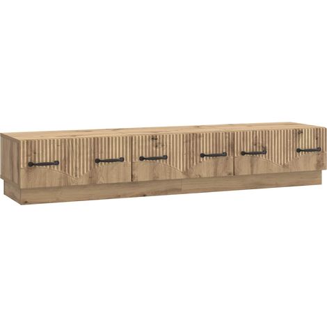 vidaXL  TV Cabinet  Artisan Oak 147 x 34.5 x 27 cm Engineered Wood