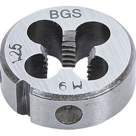 Filiere m9 x 1.25 x 25 metrique pas standard de 9 x 125 cage de 25.4 mm