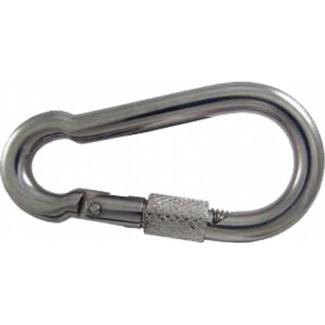 FPLUS mosqueton bomb.seg.120x11 virola , Mosqueton bombero
- Medidas: 12 x 120 mm.
- Realizado en acero zincado.
- Con resorte y cierre automatico y tuerca de seguridad.