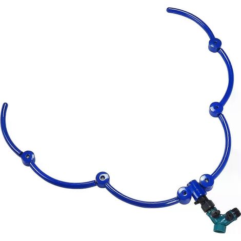 360 Root Irrigator Sprinklerring-Bewässerungsgerät mit Y-förmigem Schlauchverteiler, geeignet für Bäume und Gartenpflanzen im Freien (1/4)