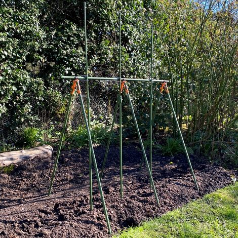 Heavy Duty Tomato Cage Planter & Extendable Plant Support Frame for Grow Bags, Greenhouse & Raised Beds