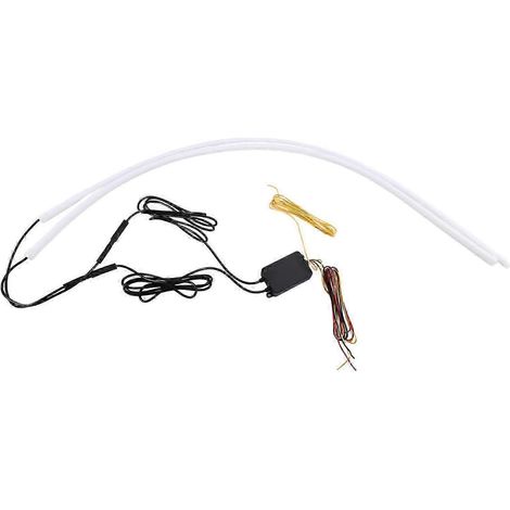 Bande LED séquentielle pour voiture, feux de jour avec clignotants et contrôle par application, 75 cm, FDQ (1/5)