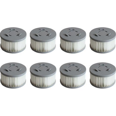 Filtres HEPA Rechange Aspirateur Balai Sans Fil, Lot de 8, Accessoires Éléments Filtrants, Modèles Courants (1/5)