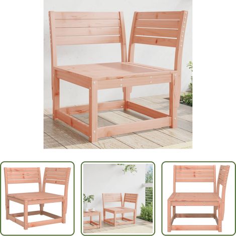 Holzsofa -  Garten-Ecksofa 73x73x78 cm Massivholz Douglasie (1/5)