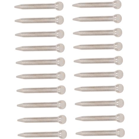 20 Pièces Pointeaux de Perçage de Remplacement en Acier Allié, Embouts pour Poinçonneuse, Accessoires de Perçage Diamètre 4mm (1/4)