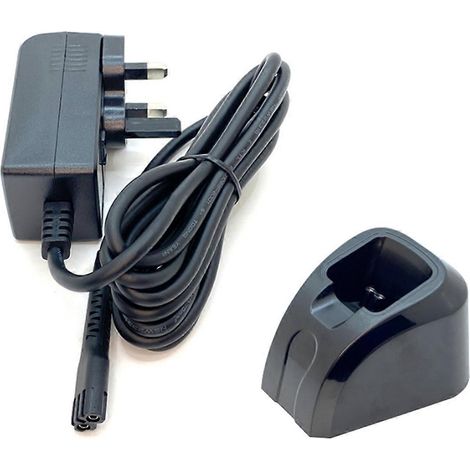 Adaptateur pour tondeuse à cheveux avec base pour prise rasoir/tondeuse (1/5)