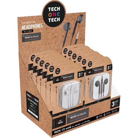 Techonetechtechonetech pacchetto cuffie bianco/nero (1/3)