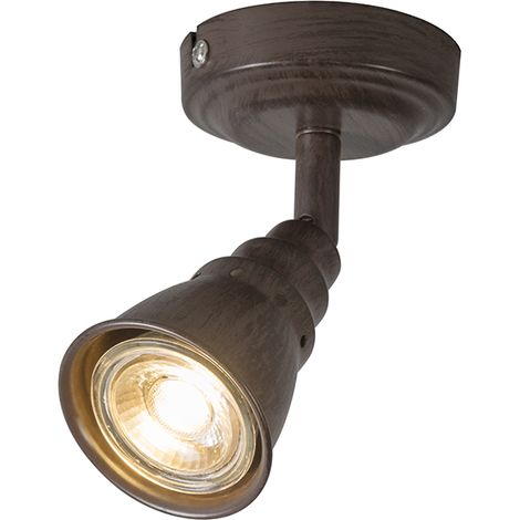Ceiling and Wall Spot Rust Brown Swivel and Tiltable - Coney 1