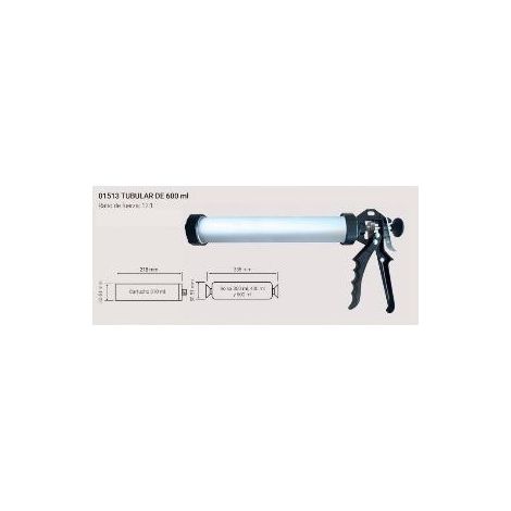 FPLUS pistola silicona-masilla tub.600 ml , DESCRIPCIÓN
Pistola tubular mortero profesional 13" 600 ML
Tubular de 13 pulgadas para cartuchos 300 y bolsas de300, 400 y 600ml, con t