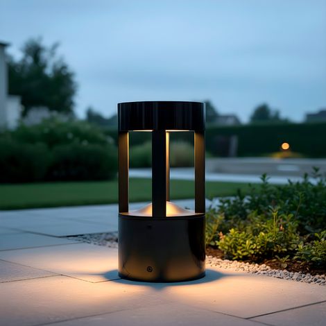Faro LED per esterni "San Luis" 30 cm 10 W 220 V CA 3000ºK Nero (1/5)