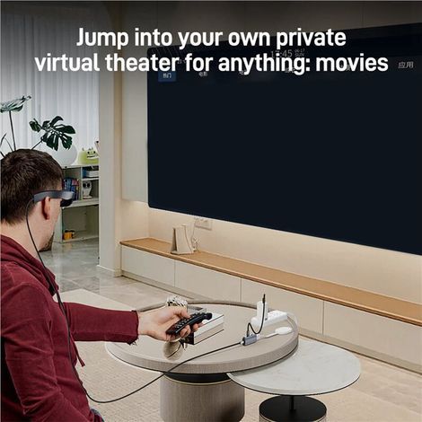 Convient aux convertisseurs Type-C 4K 60 Hz, compatible avec RayNeo, XREAL Air, Air Switching Base et Vapor Bridge Base. (1/5)