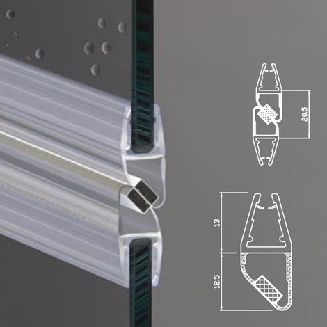 Guarnizione Magnetica Box Doccia Profilo Vetro 4mm 5mm EC-514 (1/3)