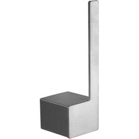 Porta rotolo design verticale in acciaio inox finitura satinata NUEVO-S kamalu