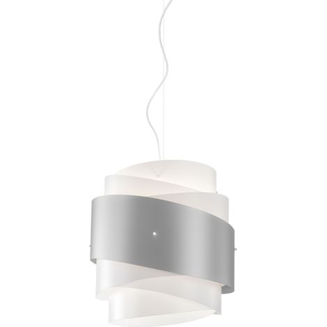 Lampadario a sospensione BEA una luce Argento diametro 40x h39 cm (1/2)