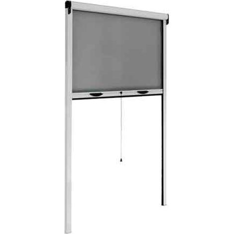 ZANZARIERA AVVOLGIBILE VERTICALE PROFESSIONALE 80x160 cm - Colore Marrone