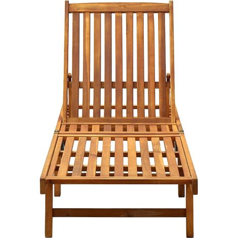 Maison Exclusive - Sonnenliege Akazie Massivholz (1/5)
