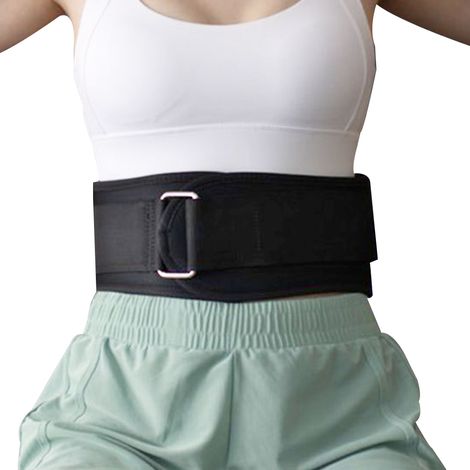 Ceinture De Soulèvement - 10 Cm Largeur - Boucle Automatique Verrouillage Sécurisé - Pour Fitness Fonctionnel Et Force - 1 Pièce (1/5)