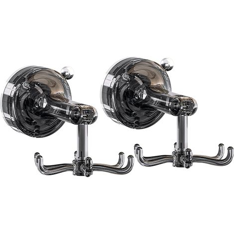 colgadores con ventosa, ganchos multiusos de cocina giratorios de 360°, ganchos adhesivos para colgar utensilios de cocina. (1/5)