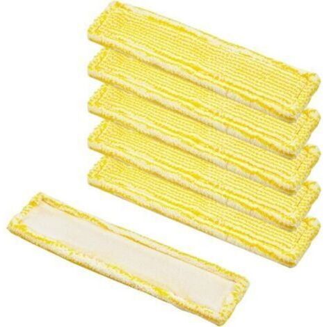 6 Pcs Chiffons de Nettoyage en Microfibre pour Karcher Bonnette Microfibre Lingette pour Lave Vitre Karcher WV2 WV5 Premium pour Nettoyeur Vitre Aspirateur de Fenêtre Accessoires (1/5)