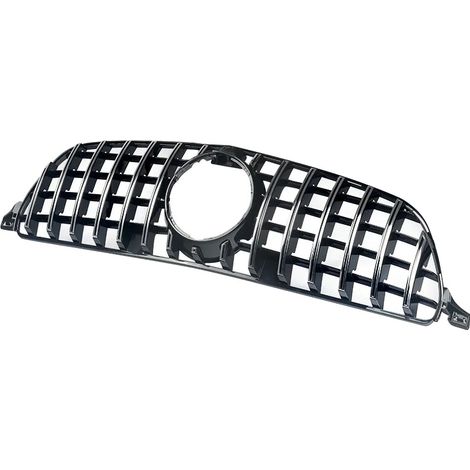 Griglia anteriore, stile GT-R, ricambio diretto, cromata nera (1/2)