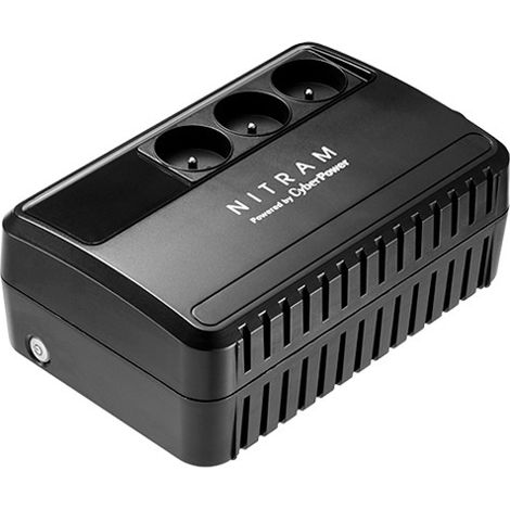 Onduleur 600 VA – 360 W – Tension 230V – 4 prises – Protection contre surtension – Pour espaces confinés – Jod1