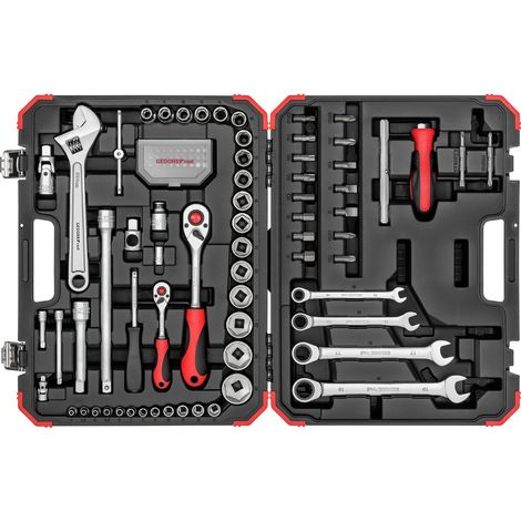 Gedore - Steckschlüssel-Satz 1/4" + 1/2" 97-teilig - R46003097